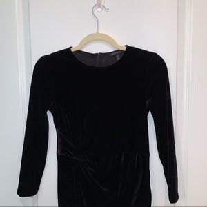 Banana Republic Petite Velvet Twisted Dress